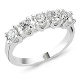 Harem Altın RMY511 18 Ayar Altın 0.80 ct Pırlanta Beştaş Yüzük