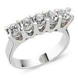 Harem Altın RMY512 18 Ayar Altın 1.15 ct Pırlanta Beştaş Yüzük