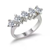 Harem Altın RMY522 14 Ayar Altın 0.75 Ct Pırlanta Beştaş Yüzük