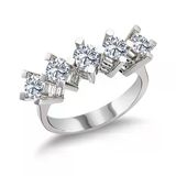 Harem Altın RMY528 14 Ayar Altın 1.00 Ct Pırlanta Beştaş Yüzük