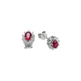 Harem Altın RTK13 2.91 ct Yakut Pırlanta Küpe