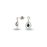 Harem Altın RTK16 0.98 ct Zümrüt Pırlanta Küpe