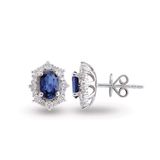 Harem Altın RTK23 1.65 ct Safir Pırlanta Küpe