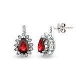 Harem Altın RTK27 1.06 ct Yakut Pırlanta Küpe