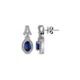Harem Altın RTK30 2.29 ct Safir Pırlanta Küpe