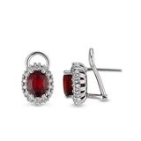 Harem Altın RTK31 3.97 ct Yakut Pırlanta Küpe