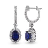 Harem Altın RTK35 2.50 ct Safir Pırlanta Küpe