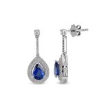 Harem Altın RTK36 2.12 ct Safir Pırlanta Küpe