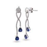 Harem Altın RTK39 1.64 ct Safir Pırlanta Küpe
