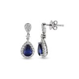 Harem Altın RTK41 1.86 ct Safir Pırlanta Küpe