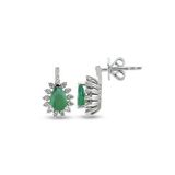 Harem Altın RTK45 0.66 ct Zümrüt Pırlanta Küpe