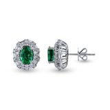 Harem Altın RTK49 2.25 ct Zümrüt Pırlanta Küpe