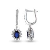 Harem Altın RTK5 2.34 ct Safir Pırlanta Küpe