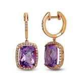 Harem Altın RTK8 4.98 ct Renkli Taşlı Pırlanta Küpe