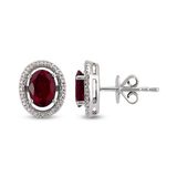 Harem Altın RTK9 2.34 ct Yakut Pırlanta Küpe