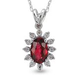 Harem Altın RTKL1 0.62 Ct Pırlanta Yakut Altın Kolye