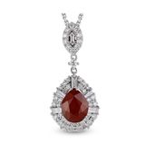 Harem Altın RTKL37 2.90 Ct Pırlanta Yakut Altın Kolye