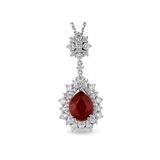 Harem Altın RTKL39 4.15 Ct Pırlanta Yakut Altın Kolye
