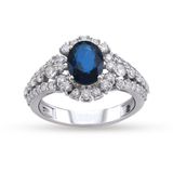 Harem Altın RTY121 2.16 Ct Pırlanta Safir Yüzük