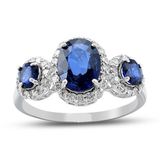 Harem Altın RTY14 2.36 Ct Pırlanta Safir Yüzük