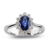 Harem Altın RTY18 Kadın 1.25 ct Pırlanta Safir Yüzük