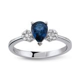 Harem Altın RTY34 Kadın 0.86 ct Pırlanta Safir Yüzük