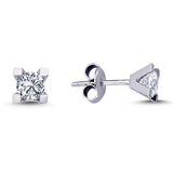 Harem Altın TKPE13 0.10 Ct V Tırnak Tektaş Pırlanta Küpe