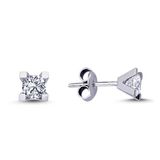 Harem Altın TKPE15 0.20 ct V Tırnak Tektaş Pırlanta Küpe