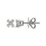Harem Altın TKPE4 0.16 ct Tektaş Kalp Tırnak Pırlanta Küpe