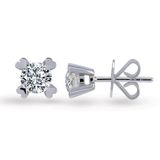Harem Altın TKPE5 0.20 ct Tektaş Kalp Tırnak Pırlanta Küpe