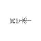 Harem Altın TKPE7 0.18 ct Tektaş Takoz Tırnak Pırlanta Küpe