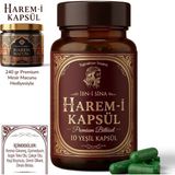 Harem - i Kapsül 10’lu Bitkisel Ginseng & Çakşır Otu / 240 gr Mesir Macunu Hediyesiyle - 1 Adet