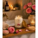 HAREM MUM Gül Kokulu El Yapımı Cam Kavanoz Mum 150 G