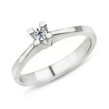 Harem Takı PR240 0.18 ct D Renk Pırlanta Tektaş Yüzük