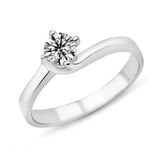 Harem Takı PR285 0.46 ct G Renk HRD Sertifikalı Pırlanta Tektaş Yüzük