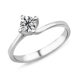 Harem Takı PR290 0.44 ct D Renk HRD Sertifikalı Pırlanta Tektaş Yüzük