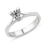 Harem Takı PR363 0.50 ct F Renk HRD Sertifikalı Pırlanta Tektaş Yüzük
