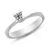 Harem Takı PR56 0.20 ct D Renk Pırlanta Tektaş Yüzük