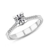 Harem Takı PR7 0.58 ct F Renk HRD Sertifikalı Pırlanta Tektaş Yüzük