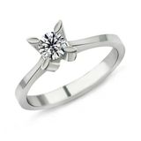 Harem Takı PR74 0.46 ct F Renk HRD Sertifikalı Pırlanta Tektaş Yüzük