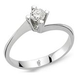 Harem Takı RM-10015 0.10 ct Pırlanta Tektaş Yüzük