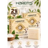 Harem's Keçi Sütü & Kefir Sabunu 2’li Paket 2X120 G – Kolajen & Hyaluronik Asit Içerikli Doğal Bakım Sabunu