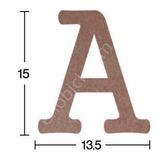 Harf Ahşap Obje 18mm - A