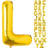 Harf Gold Folyo Balon 16 İnç 36 cm (L)