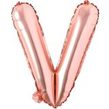 Harf Rose Gold Folyo Balon 16 İnç 36 cm (V)