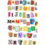 Harfler Sticker Telefon Laptop Notebook Tablet Defter Matara Stiker Etiket ST922