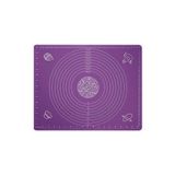 Hari Darshan Çok Amaçlı Mor Renk Slikon Hamur Açma Matı 50X40 cm