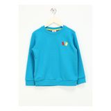 Haribo Kabartma Erkek Çocuk Turkuaz Sweatshirt, Turkuaz, 9-10 Yaş