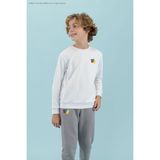 Haribo Kabartma Kız Çocuk Beyaz Sweatshırt HRBTXT300 Haribo Çocuk Sweatshirt - 5 - 6 Yaş
