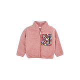 Haribo Kız Çocuk Fullzip Polar Fermuarlı Sweatshirt, Somon, 9 Yaş